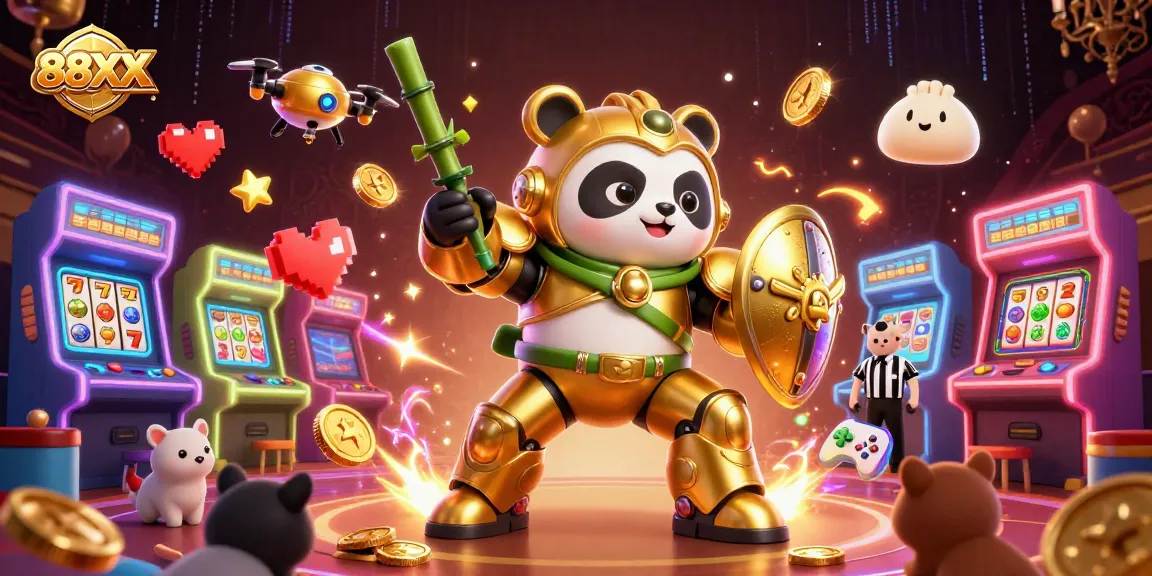 Experience 88XX's immersive world of online casino with engaging slot games and vibrant characters.