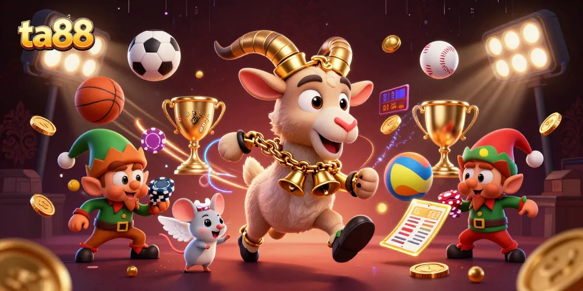 Experience ta88 with Krampus in a spooky casino scene filled with festive gaming elements.