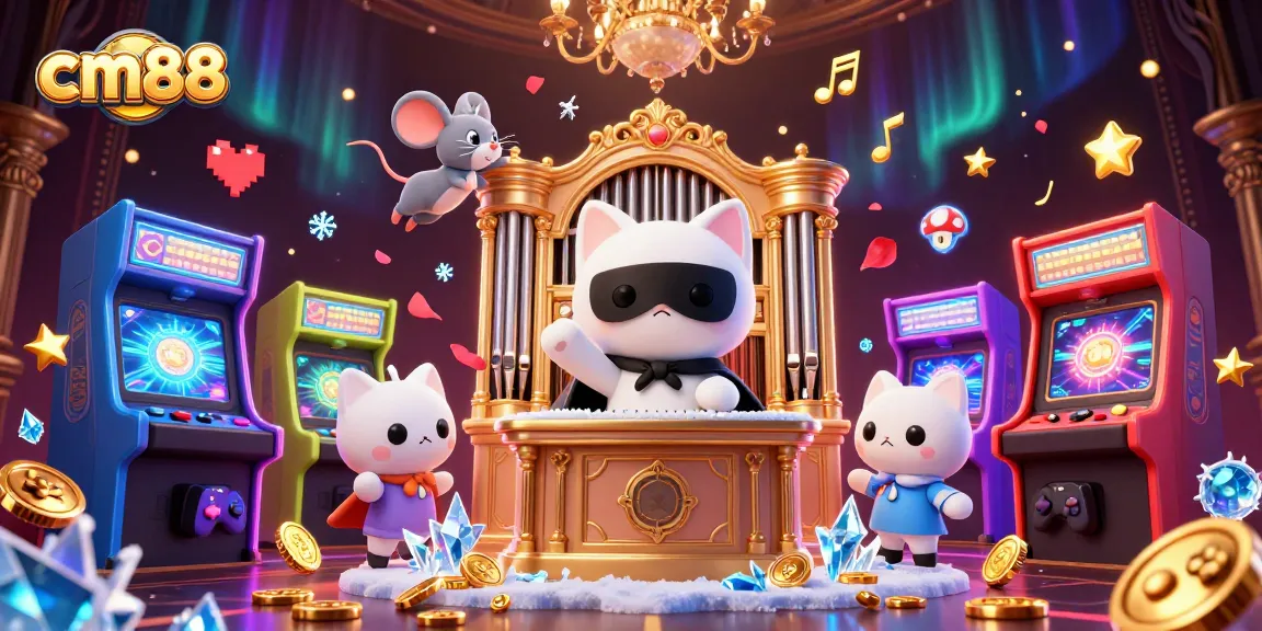 Experience thrilling casino gameplay with cm88 featuring a phantom cat and exquisite casino elements.