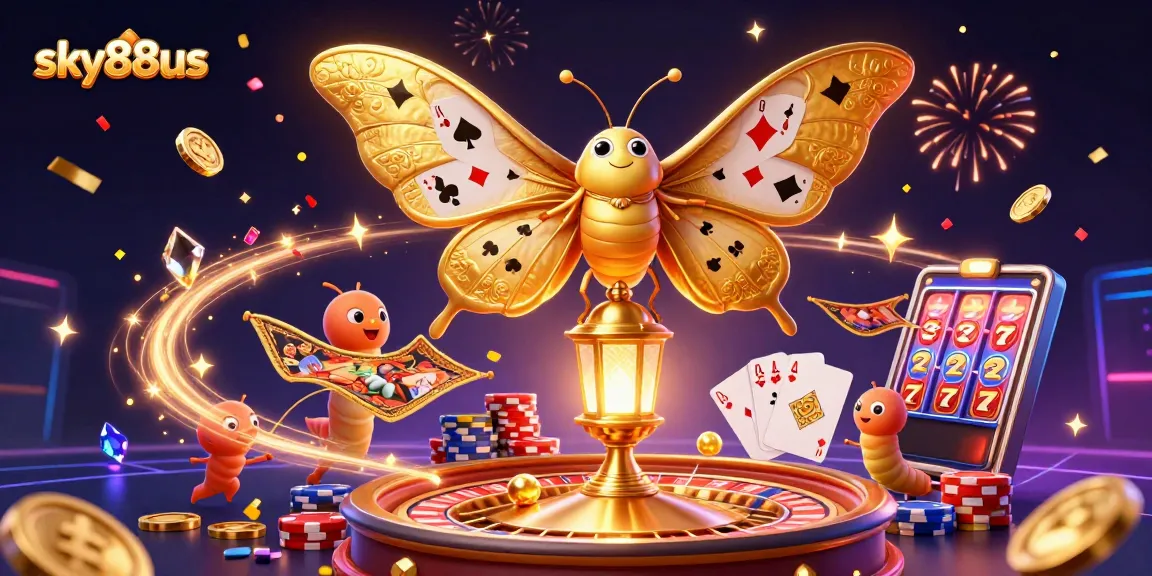 Experience thrilling gameplay at sky88us with the vibrant casino scene featuring fantastic characters.